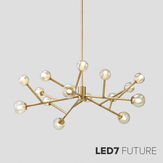 Loft Industry Modern - Last Night Circle Chandelier